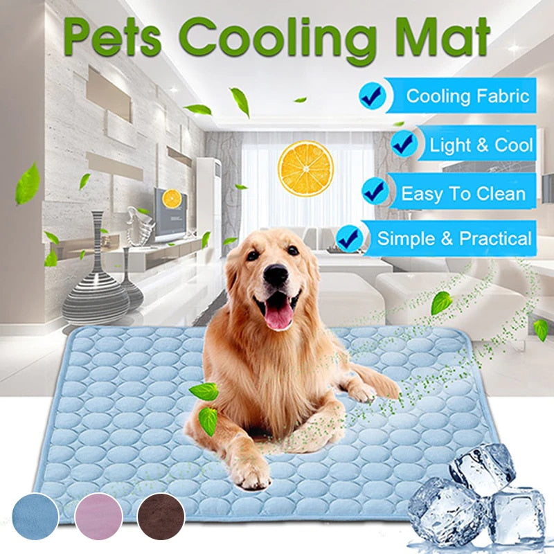 Cooling Summer Pad Mat for Dogs Cats Pets Various Colors and Sizes. Ma petsdeservemore