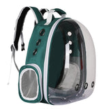 Portable Breathable Pet Carrier Backpack for Cat and Small Dog 
Transparent Space Pet Backpack