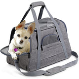 Airline Approved Pet Carrier Bag  For Dogs and Cats With Mesh  Windows