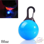 LED Cat Dog Pet Flashing Safety Pendant for Collar.  Multiple Colors.