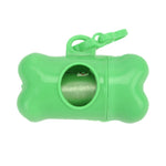 Pet Dog Poop Bag Dispenser, Dog Poop Bag Holder, Bone Shape Dispenser with Bags