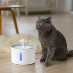 Automatic  Cat and Small Dog 2.4L Water Fountain with LED Lighting and Filter