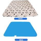 Washable Dog Pee Pads with Non Slip Back Mats with Great Urine Absorption, Reusable Puppy Pee Pads for Whelping, Potty Training, Play