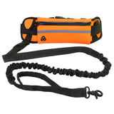 Reflective Waist Pouch Hands Free Dog Leash for Runners, Joggers and Walkers.