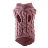 Winter Warm Knitted Pet Dog Sweater Autumn Winter Pet Clothing Costume Jumper Comfortable Dog Sweater. Various Colors Available.