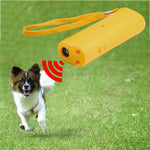 Pet Dog Repeller Anti Barking Stop Bark Training Device Trainer LED Ultrasonic 3 in 1 Anti Barking Ultrasonic Without 9V Battery