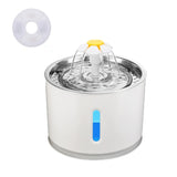 Automatic  Cat and Small Dog 2.4L Water Fountain with LED Lighting and Filter