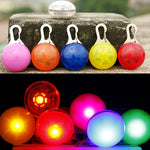 LED Cat Dog Pet Flashing Safety Pendant for Collar.  Multiple Colors.