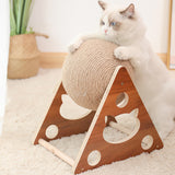 Cat Scratcher Sisal Rope Ball Interactive Toy