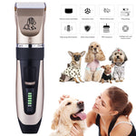 Professional Dog Hair Trimming Grooming Kit  Rechargeable  Low-Noise 
Electric Pet Hair Clipper Shaver Set