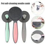 Self Cleaning Slicker Brush for Dogs and Cats Tangled Hair