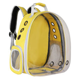 Portable Breathable Pet Carrier Backpack for Cat and Small Dog 
Transparent Space Pet Backpack