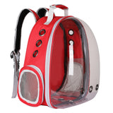 Portable Breathable Pet Carrier Backpack for Cat and Small Dog 
Transparent Space Pet Backpack