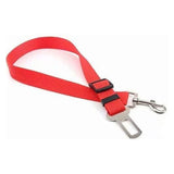 Adjustable Car Seat Belt with Leash Buckle for Dogs Puppies Safety