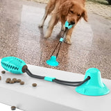 Multifunction Dog Molar Bite Non Toxic Toys Chew Ball Cleaning Teeth Safe Elasticity TPR Suction Cup