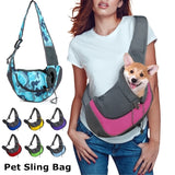 Pet Puppy Cat Shoulder Sling Mesh Carrier Bag  Oxford Single Comfort Sling Handbag Tote Pouch