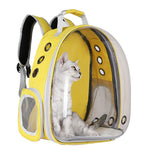 Portable Breathable Pet Carrier Backpack for Cat and Small Dog 
Transparent Space Pet Backpack