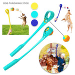 Dog Toy Throwing Stick with Ball