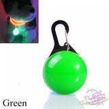 LED Cat Dog Pet Flashing Safety Pendant for Collar.  Multiple Colors.