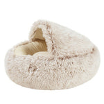 New Style Warm and Soft Round Plush Bed for Cats and Dogs