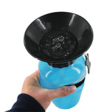 Squeezable Water Bottle Bowl For Dogs Puppies Cats Easy for Traveling, BPA Free, Leak Proof, Great 
for Outdoor Hiking, 17 ounces and Dishwasher Safe