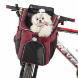 Pet Bicycle Backpack Bag for  Puppy Dog Cat Foldable Travel Bike Seat For Hiking    Cycling Basket