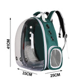 Portable Breathable Pet Carrier Backpack for Cat and Small Dog 
Transparent Space Pet Backpack