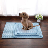 Cooling Summer Pad Mat for Dogs Cats Pets Various Colors and Sizes. Machine Washable.