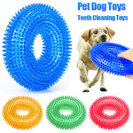 Non-Toxic Squeaky Toys for Dogs Toss Fetch Toys for Dogs TPR Rubber Puppy Toys Spikey Dog Chew Toys for Small Medium Dogs Puppies Pet Toys