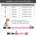 MASBRILL LED Dog Cat Puppy Pet Waterproof Collar USB Rechargeable Various Colors