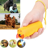 Pet Dog Repeller Anti Barking Stop Bark Training Device Trainer LED Ultrasonic 3 in 1 Anti Barking Ultrasonic Without 9V Battery