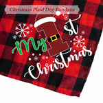 2 Piece Christmas Holiday Bandanas For Small and Medium-sized Dogs Cats Pets
Also, MY FIRST CHRISTMAS is available