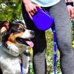 Pet Dog Leash with Built-in Water Bottle and Bowl