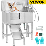 VEVOR 34 Inch Dog Grooming Stainless Steel Bath Tub With Faucet and Accessories For Dog Washing
Various Sizes