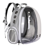 Portable Breathable Pet Carrier Backpack for Cat and Small Dog 
Transparent Space Pet Backpack