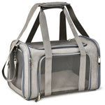 Airline Approved Pet Carrier Bag  For Dogs and Cats With Mesh  Windows