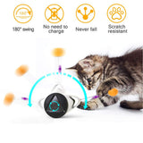 Cat Kitten Puzzle Interactive Tumbler Swing Self Balance Chasing Toy With Catnip