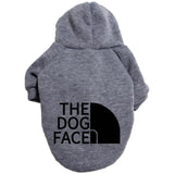 Casual Dog Face Hoodie Sweater Fashionable Autumn and Winter Pet Clothing for Big and Small Dogs      Dog ﻿Clothes Jacket