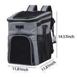 Pet Bicycle Backpack Bag for  Puppy Dog Cat Foldable Travel Bike Seat For Hiking    Cycling Basket