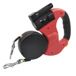 360 Degree Double Head Retractable Dog Puppy Leash For 2 Dogs.  Various Colors.