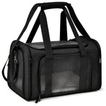 Airline Approved Pet Carrier Bag  For Dogs and Cats With Mesh  Windows