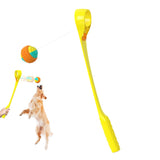 Dog Toy Throwing Stick with Ball