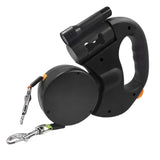 360 Degree Double Head Retractable Dog Puppy Leash For 2 Dogs.  Various Colors.