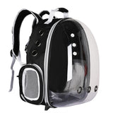 Portable Breathable Pet Carrier Backpack for Cat and Small Dog 
Transparent Space Pet Backpack