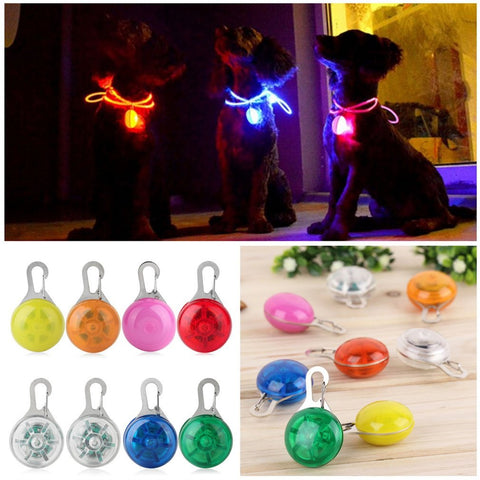 Hot LED Flashing/Non-Flashing Dog Cat Puppy Pet Glowing Safety Pendant