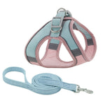 Pet Dog Cat Training Chest Harness with Reflective Collar. Various Colors