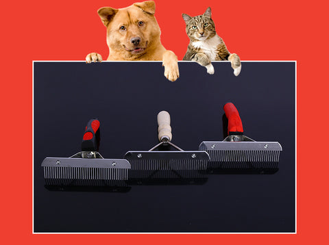 Large and Medium Dog Rake Comb for Long-Haired Pets Grooming 
 A  Shedding Comb For Big Dogs    Long Hair Cat Comb