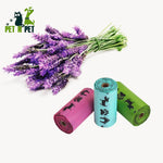 Dog Cat Pet Biodegradable Poop Bags  48 Rolls/720 Count Multi Colors Lavender Scented and Unscented