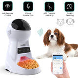 Iseebiz 3L Automatic Pet Feeder With Voice Record 4 Feeds per Day