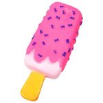 Teeth Cleaning Dog Chewing Toy Ice Cream Squeaky Sound Rubber Pet Dog Puppy Pet Playing